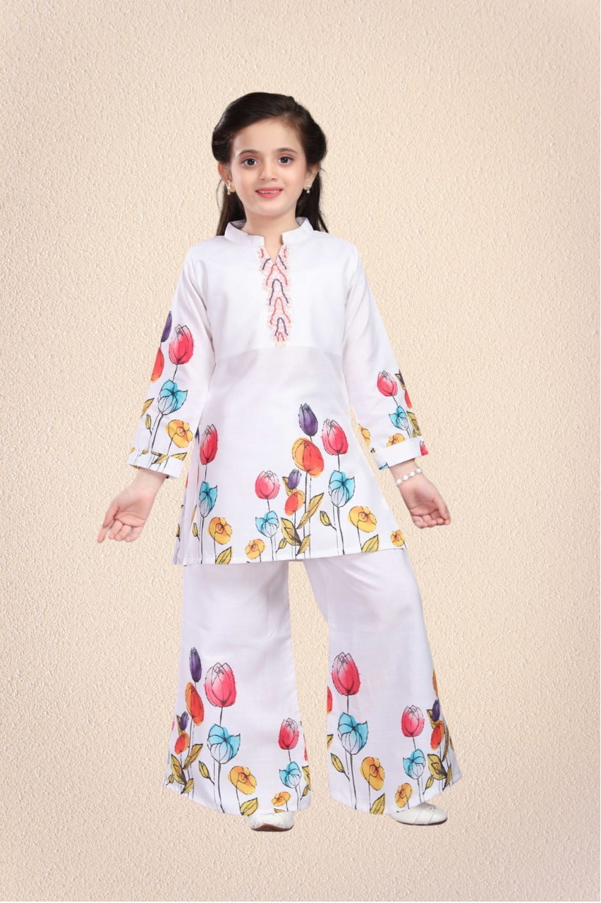 Floral Premium Co-ord Set for Girls