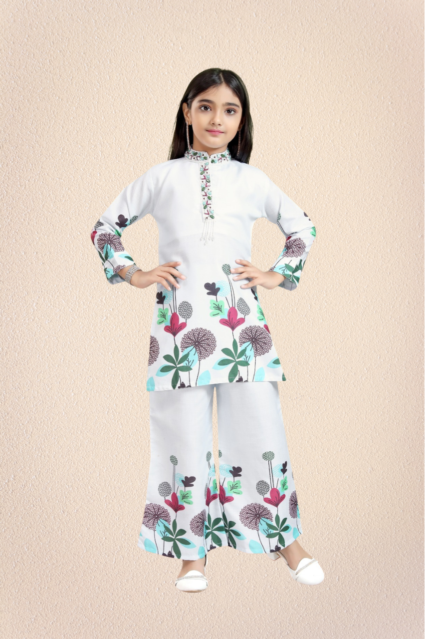 Floral Premium Co-ord Set for Girls