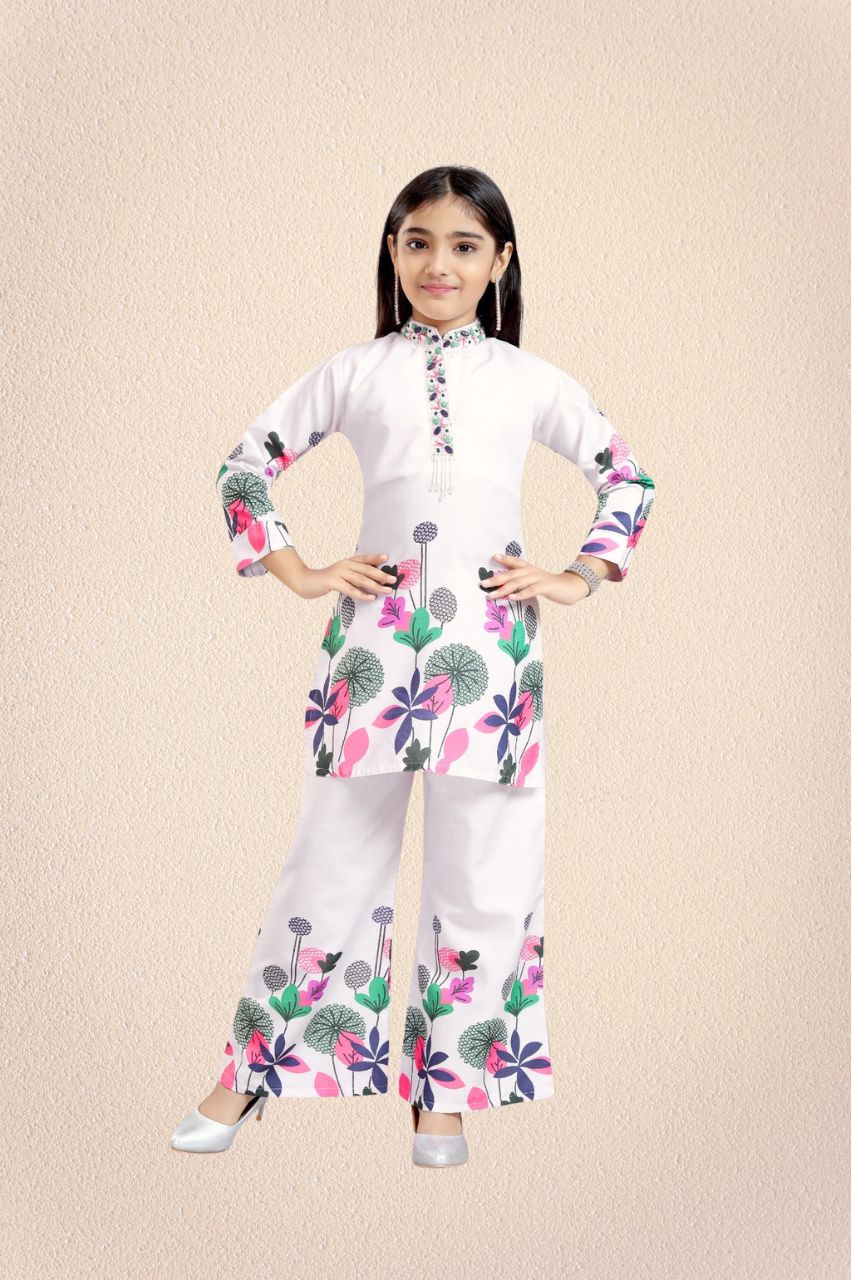 Floral Premium Co-ord Set for Girls